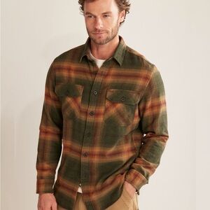 NWOT Pendleton Men’s Cotton Burnside Flannel in Green Multi size Tall XXL